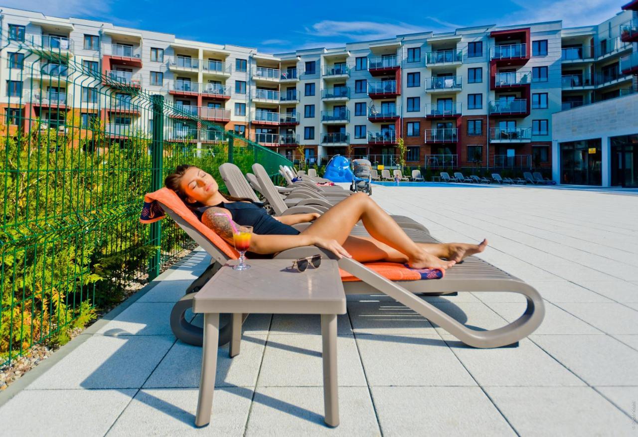 Aqua Holiday Apartments Beach#Pool#Sauna No Limit 코워브제크 외부 사진